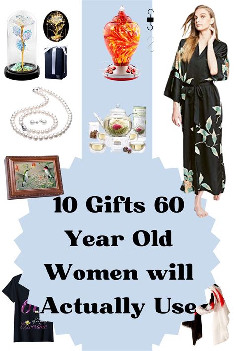 best gifts for 60 year old woman.